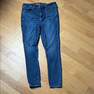 American Eagle Outfitters Dark Blue Denim Jeggings